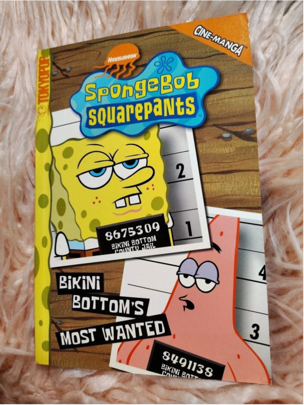 Spongebob Squarepants Bikini Bottom's Most Wanted VTG 2004 Tokyopop Cinemanga